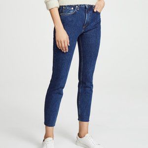 Rag & Bone High Rise Ankle Skinny Jeans